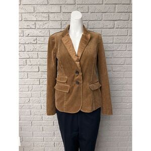 Joan Vass Brown Corduroy Blazer Size 4